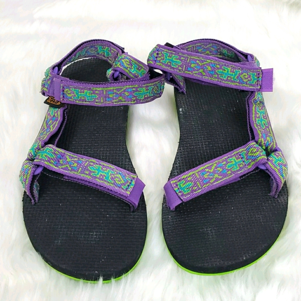 Teva Ankle Strap Flat Comfort Sandals Women Size 9